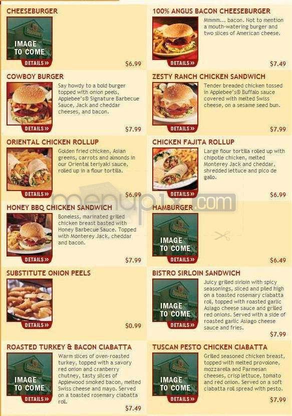 Applebee's Neighborhood Grill - Longmont, CO menu_pic