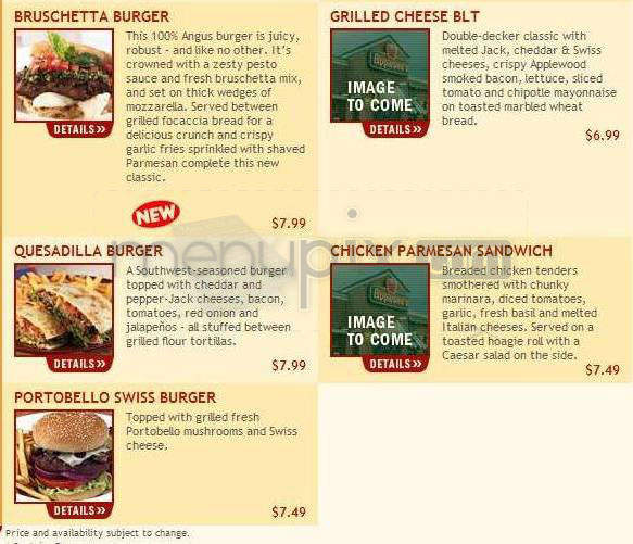Applebee's Neighborhood Grill - Longmont, CO menu_pic