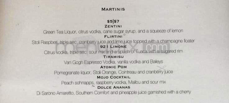 Bacaro Venetian Taverna - Boulder, CO menu_pic