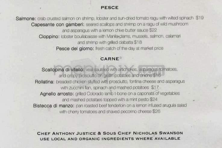 Bacaro Venetian Taverna - Boulder, CO menu_pic