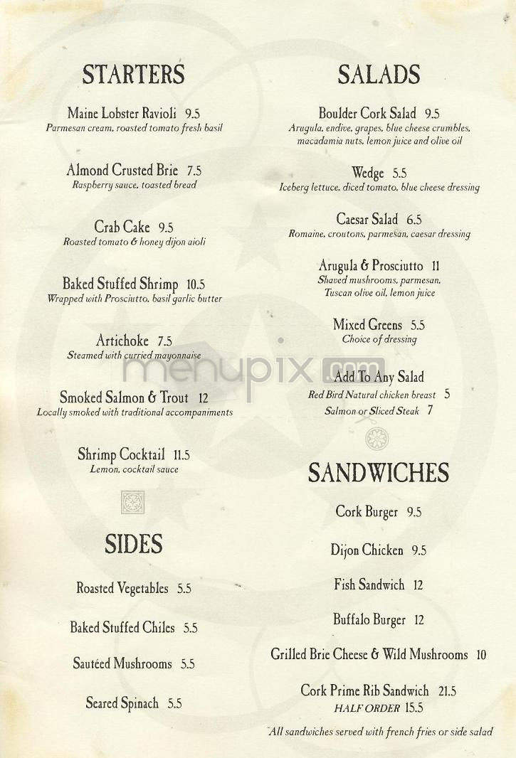 Boulder Cork - Boulder, CO menu_pic