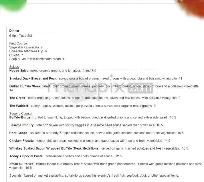 Burnt Toast Restaurant - Boulder, CO menu_pic