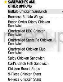Carl's Jr - Firestone, CO menu_pic