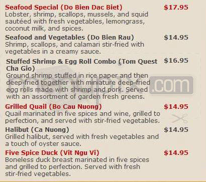 Chez Thuy Restaurant - Boulder, CO menu_pic