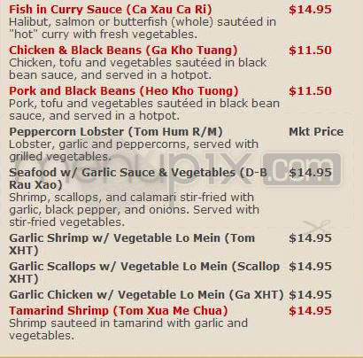 Chez Thuy Restaurant - Boulder, CO menu_pic