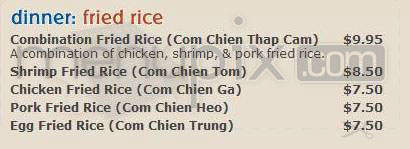 Chez Thuy Restaurant - Boulder, CO menu_pic
