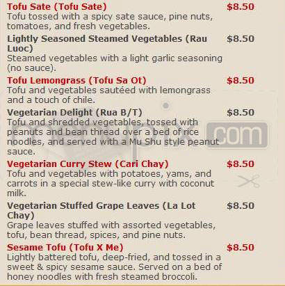 Chez Thuy Restaurant - Boulder, CO menu_pic