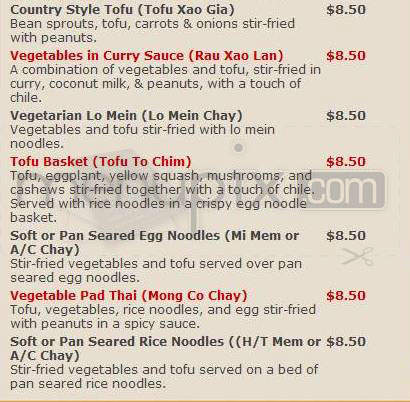 Chez Thuy Restaurant - Boulder, CO menu_pic