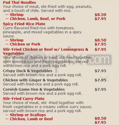 Chez Thuy Restaurant - Boulder, CO menu_pic