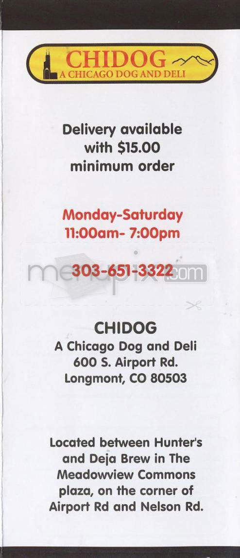 Chidog - Longmont, CO menu_pic
