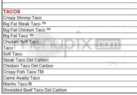 Del Taco - Firestone, CO menu_pic