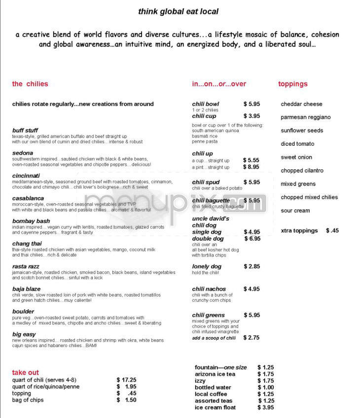 Global Chili Co - Boulder, CO menu_pic