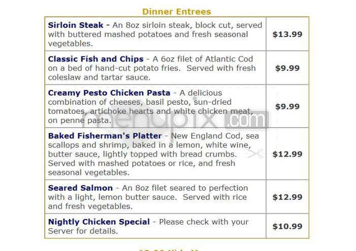 Jacks Corner Cafe - Firestone, CO menu_pic