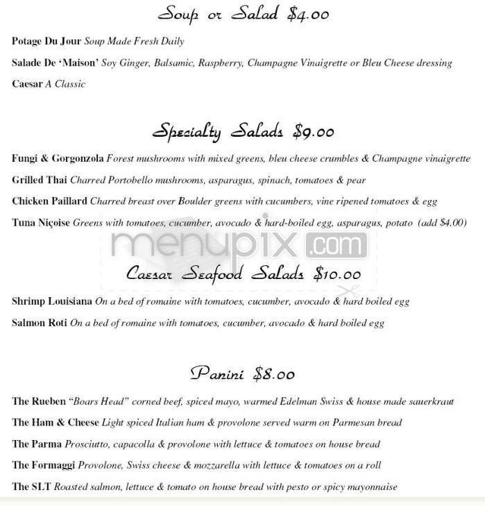 L'Atelier - Boulder, CO menu_pic