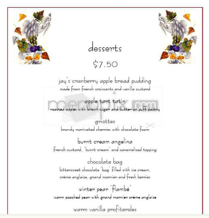 L'Atelier - Boulder, CO menu_pic