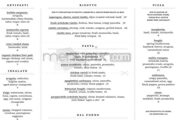 Laudisio Restaurant - Boulder, CO menu_pic