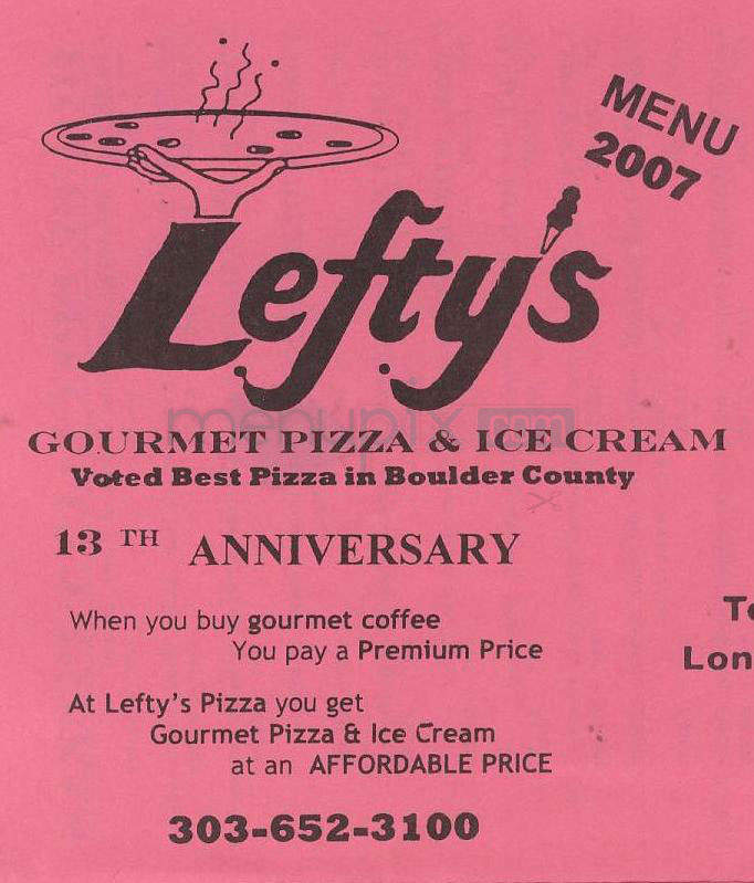 /700278/Leftys-Pizzeria-Longmont-CO - Longmont, CO