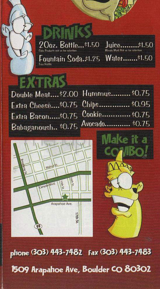 Pita Pit - Boulder, CO menu_pic