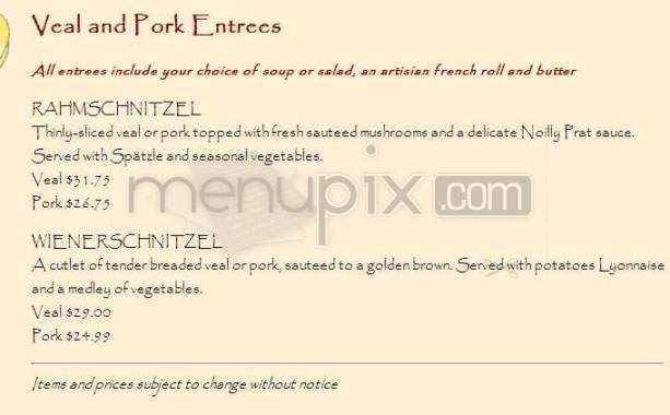 Praha Restaurant & Bar - Longmont, CO menu_pic