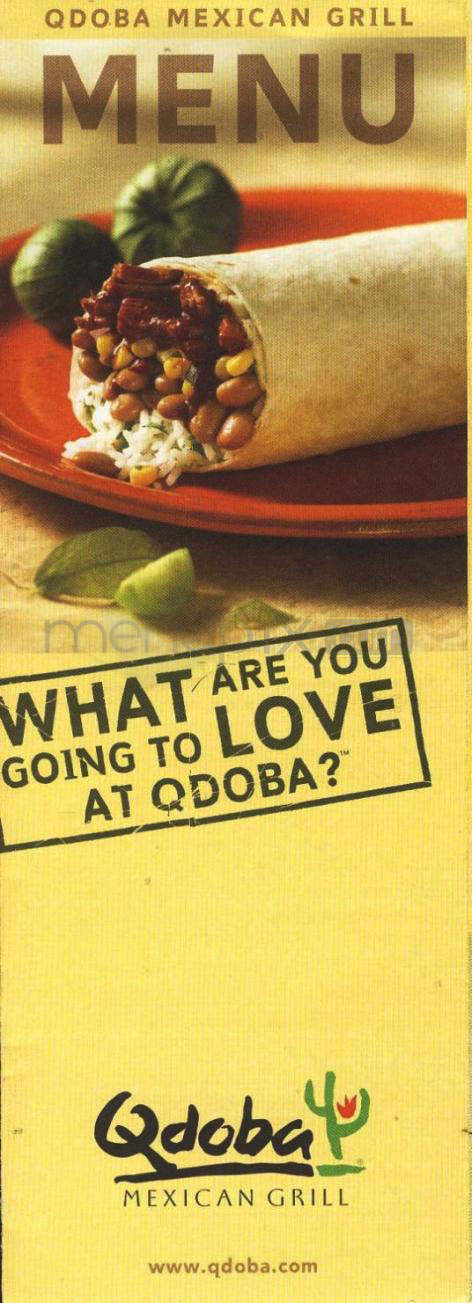 Qdoba Mexican Grill - Firestone, CO menu_pic