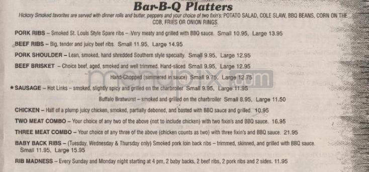 Shorty's Pit Bar-B-Q - Longmont, CO menu_pic