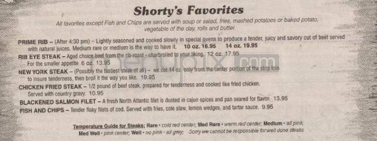 Shorty's Pit Bar-B-Q - Longmont, CO menu_pic
