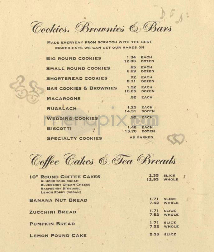 Spruce Confections - Boulder, CO menu_pic
