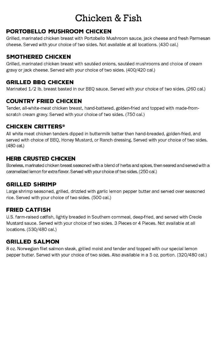 /398861/Texas-Roadhouse-Menu-Gilbert-AZ - Gilbert, AZ