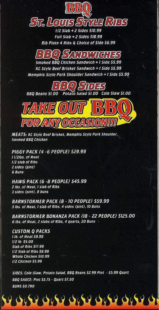 Thunderbird Burgers & BBQ - Boulder, CO menu_pic
