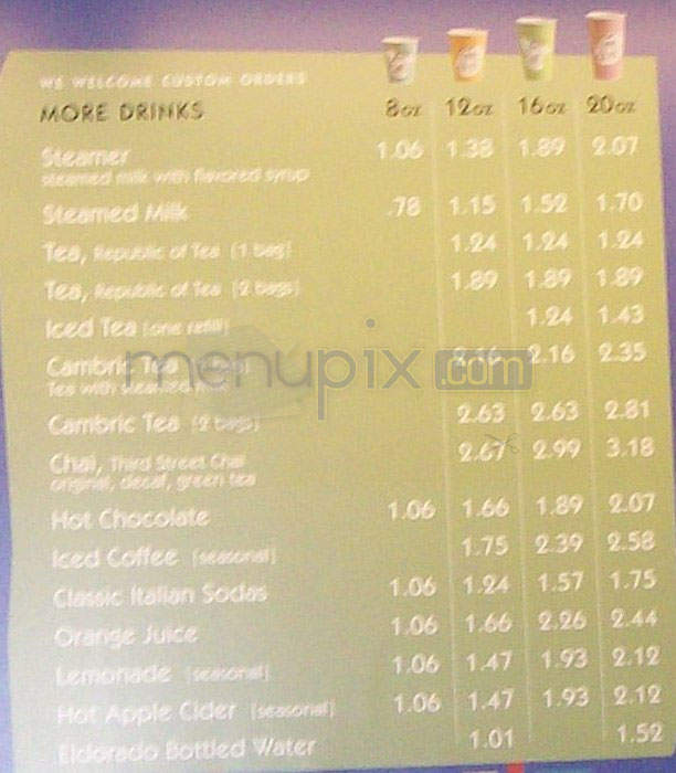 Vic's Again - Boulder, CO menu_pic