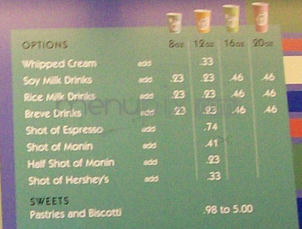 Vic's Again - Boulder, CO menu_pic