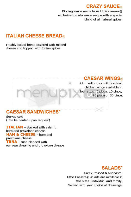 Little Caesars Pizza - Longmont, CO menu_pic