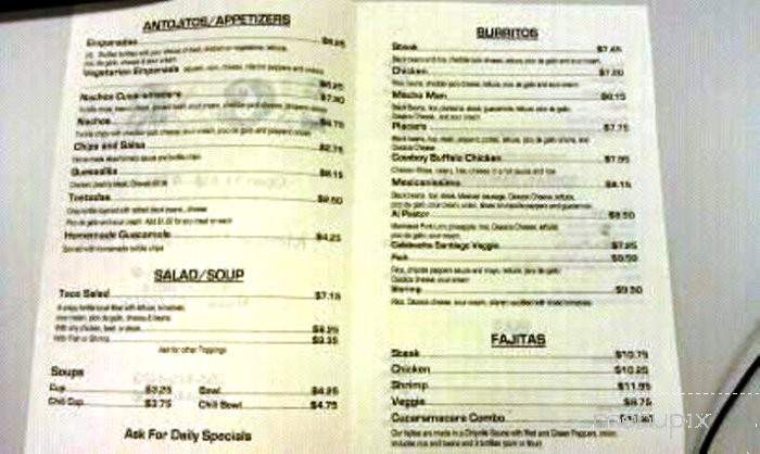 Cucaramacara - Meriden, CT menu_pic