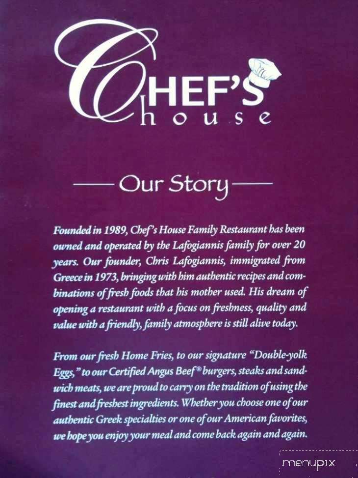 Chef's House - Hilliard, OH menu_pic