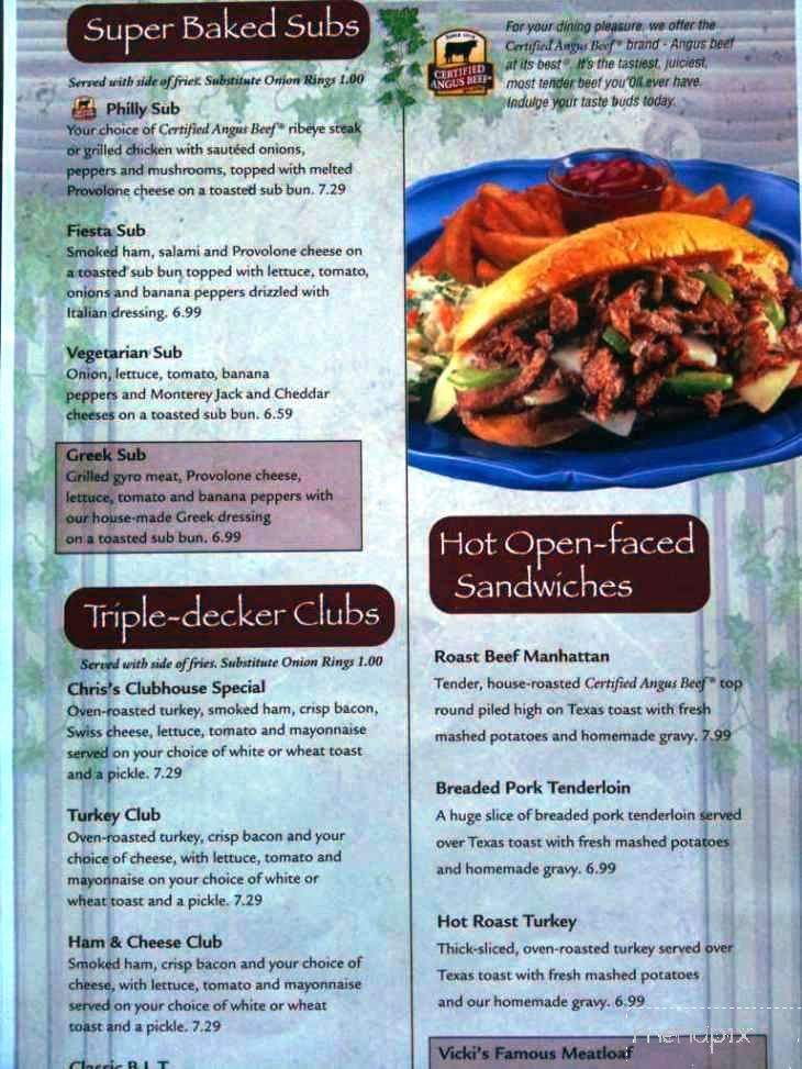 Chef's House - Hilliard, OH menu_pic