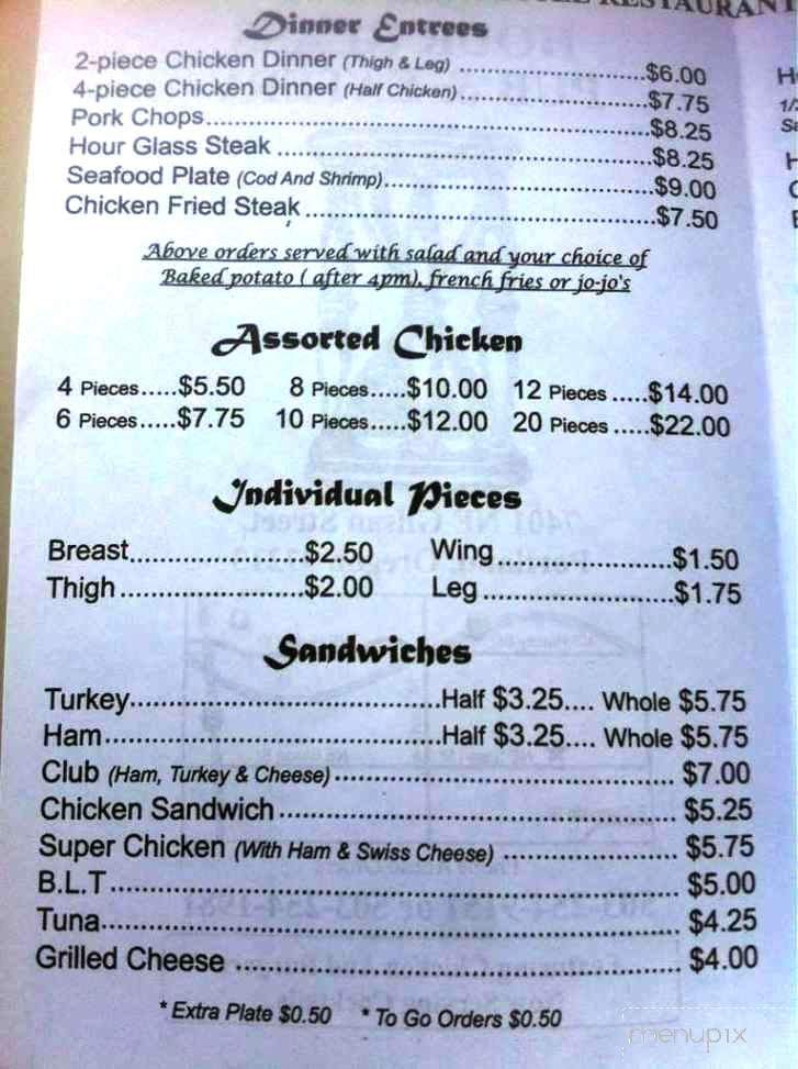 Chicken Little - Portland, OR menu_pic