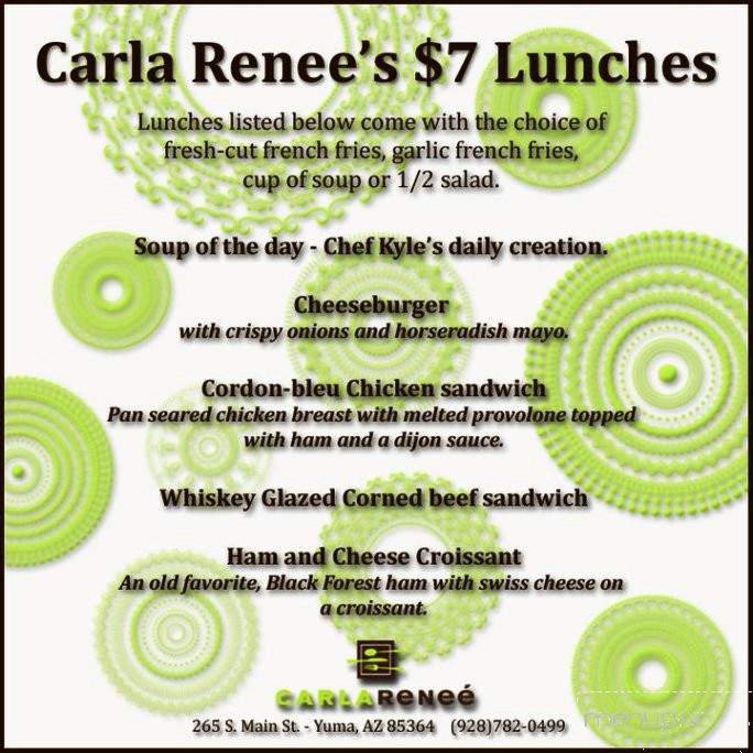 Carla Renee - Yuma, AZ menu_pic