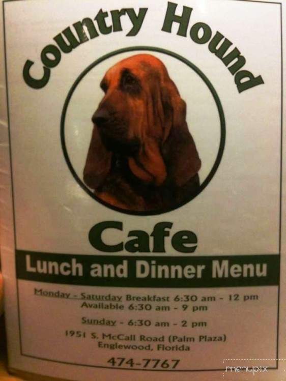 Country Hound Cafe - Englewood, FL menu_pic