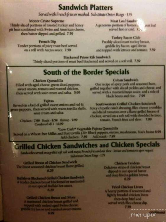 Country Hound Cafe - Englewood, FL menu_pic