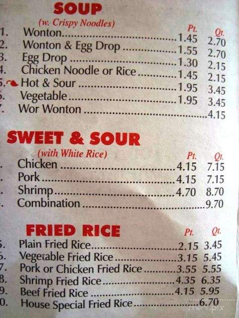 China King - Wichita, KS menu_pic