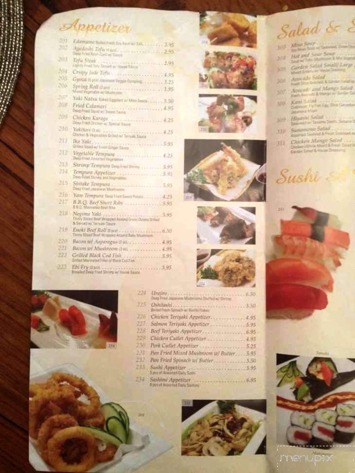 Casa Sushi - Toronto, ON menu_pic