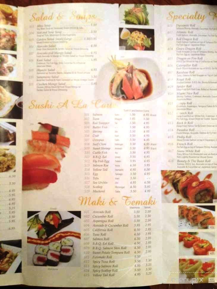 Casa Sushi - Toronto, ON menu_pic