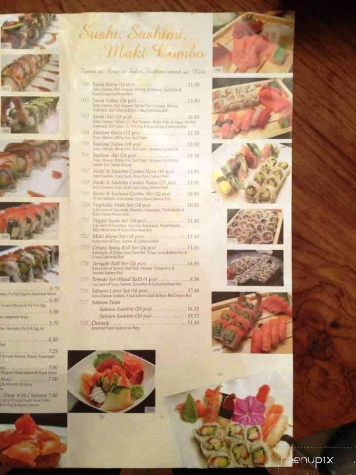 Casa Sushi - Toronto, ON menu_pic