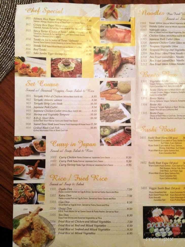 Casa Sushi - Toronto, ON menu_pic