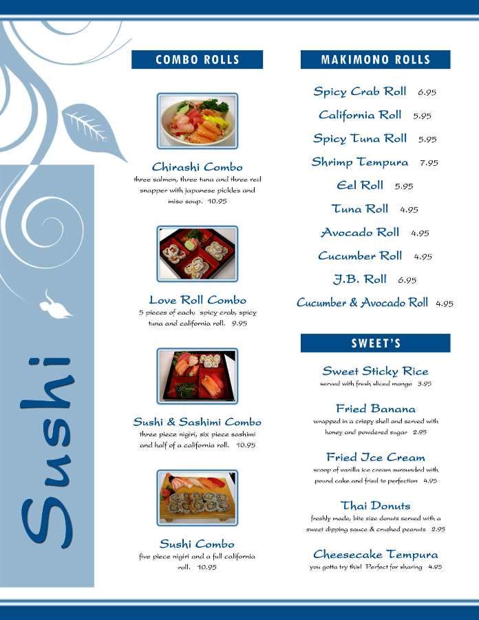 Chaiyo's Thai & Sushi - Knoxville, TN menu_pic
