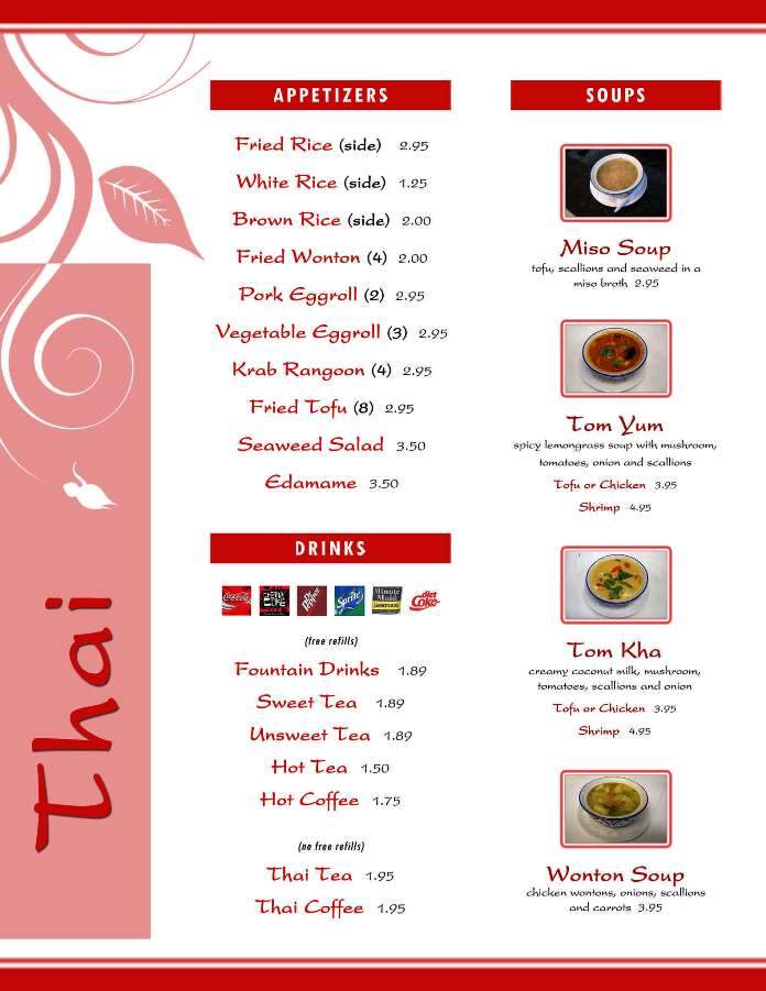 Chaiyo's Thai & Sushi - Knoxville, TN menu_pic