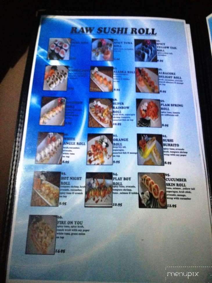 Menu of Crazy Fish Sushi in Ocoee, FL 34761
