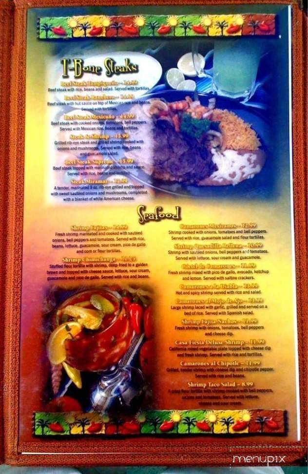 Casa Cafe Mexican Grill - Richmond, KY menu_pic
