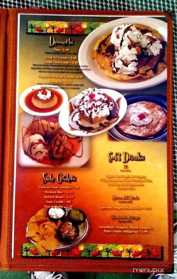 Casa Cafe Mexican Grill - Richmond, KY menu_pic