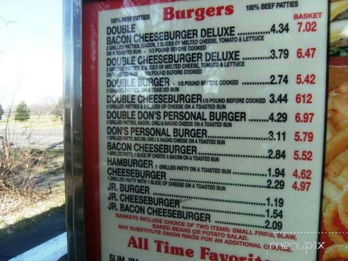 Cranwill's Drive In - Pekin, IL menu_pic